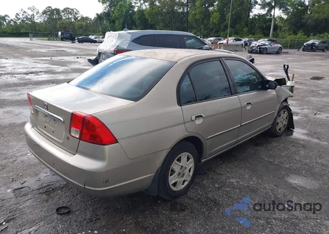 2003 Honda Civic Lx from USA, damaged, VIN 2HGES16543H512368